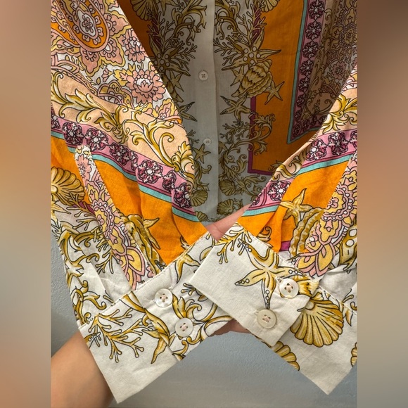 TIZZE BUCKHEAD BOXY TOP ENGINEERED PRINT S - Picture 6 of 8